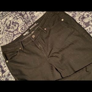 Black Mossimo Mid-Rise straight jeans